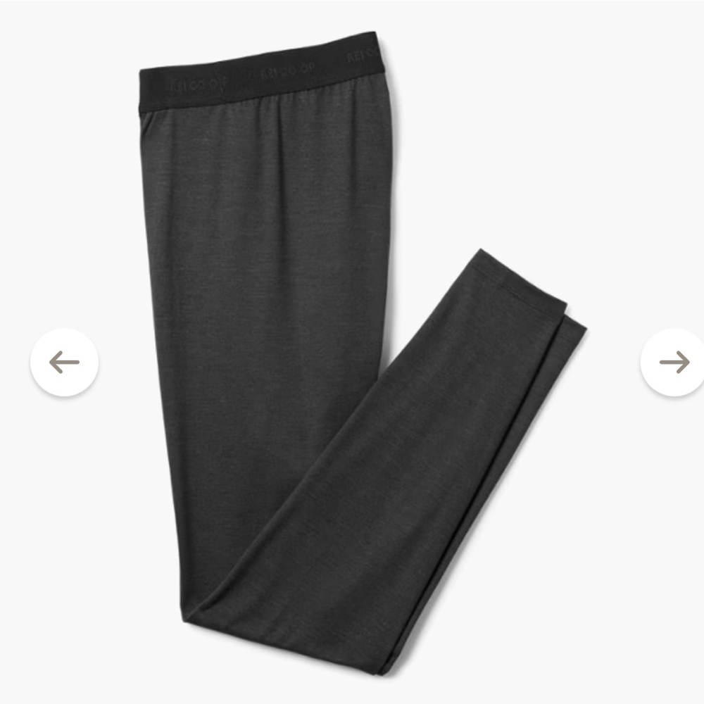 REI Women's Charcoal Gray Base Layer Pants
